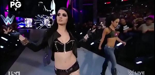  Nikki Bella vs Paige Raw 3 23 15.